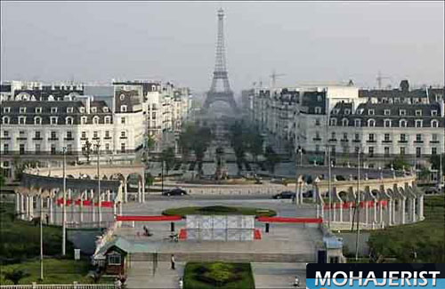 پاریس کپی شده”، ترفند چینی‌ها برای جذب گردشگر خارجی+عکس