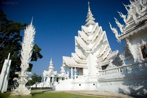 معبد سفید درچیانگ رای تایلند 